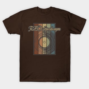 REO Speedwagon Vynil Silhouette T-Shirt